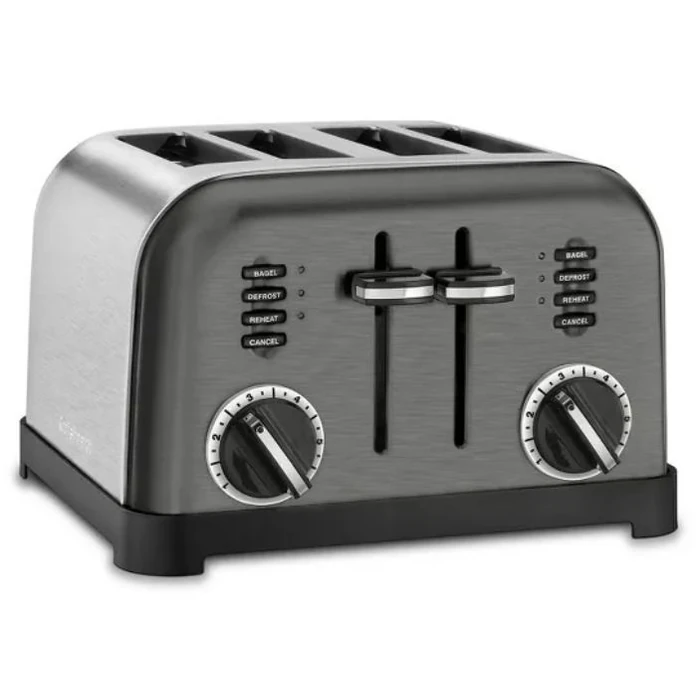 Cuisinart Classic 4-Slice Toaster (CPT-180BKS) - Black/Stainless Steel by Cuisinart - Image 2