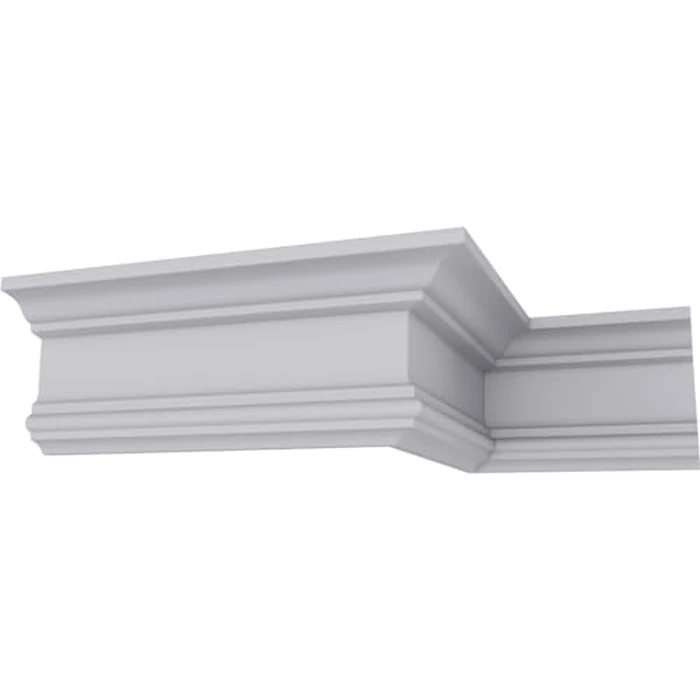 Endurathane Holmdel Traditional Smooth Crown Moulding, 4"H x 2 1/4"P x 4 1/2"F x 94 1/2"L, Factory Primed (12-Pack) by Ekena Millwork - Used - Very Good condition - US$259.06
