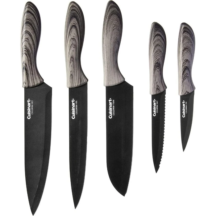 Cuisinart C55-10PBO Ceramic Coated Knife Set 10-Piece - Black by Cuisinart - Image 3