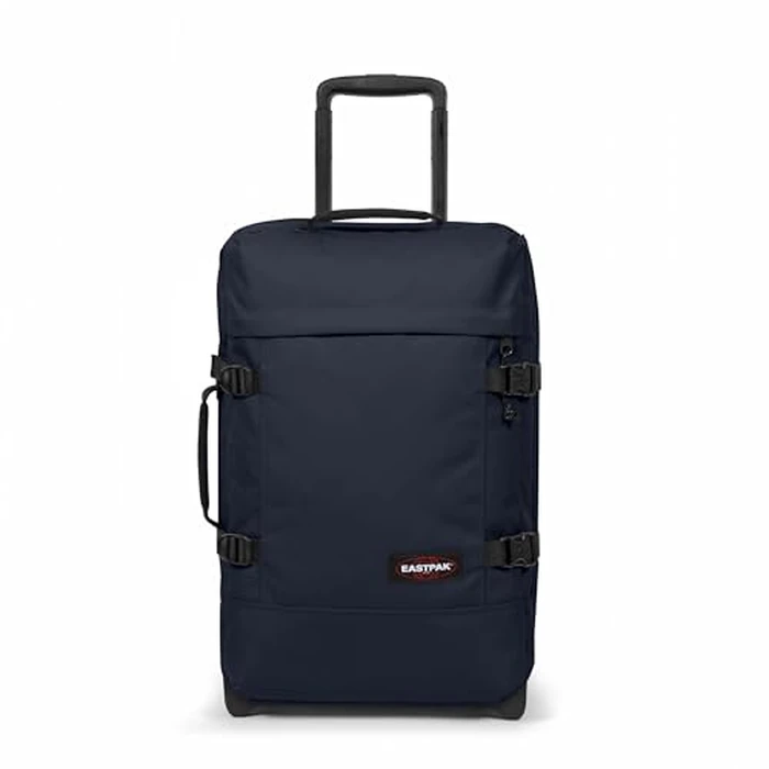 EASTPAK Tranverz S - 42L Small Wheeled Luggage with Dual Compartments, TSA Lock, Compression Straps & Smooth-Wheeling System, Ultra Marine by EASTPAK - Used - Like New condition - US$140.34