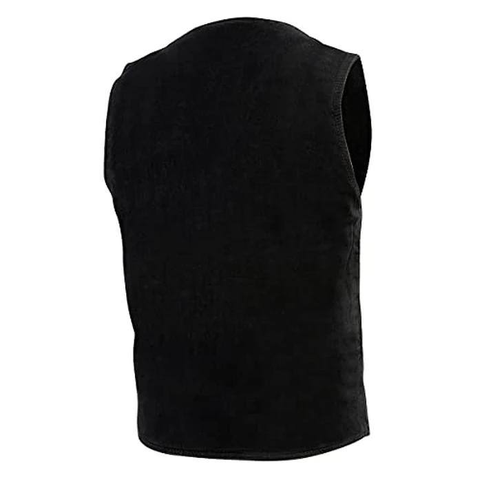 Milwaukee Leather DM1310 Men's Black Classic Denim Western Style Cowboy Biker Vest w/Snap Button Closure - 5X-Large by Milwaukee Leather - Image 6
