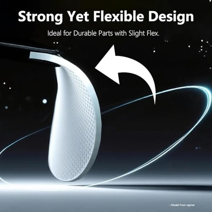 Siraya Tech Flex TPU 64D - High-Performance Elastic 3D Printing Filament, Durable & Wear-Resistant, Easy to Print, ISO 10993 Tested, Ideal for Tough, Durable Abrasion Resistant Parts (White, 1kg) by Siraya Tech - Image 3