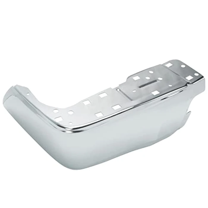 ALMULOO Rear Bumper End Cap Compatible with 2014-2021 Toyota Tundra w/o Parking Sensors Holes Chrome Bumper Extension Replacement for 521520C030 TO1104123 Rear Left Steel (Left Side) by ALMULOO - Image 3