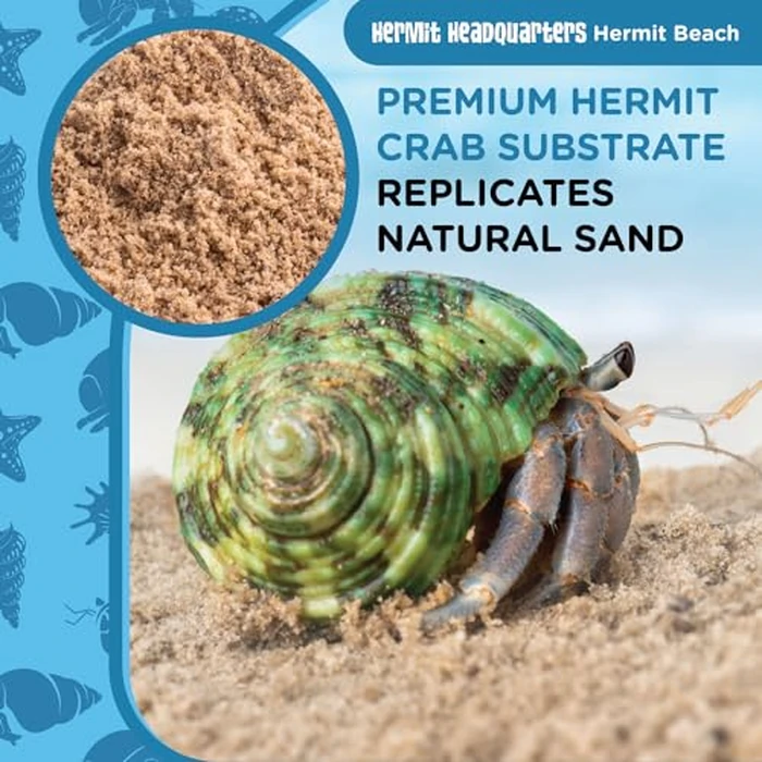 Fluker's All Natural Premium Hermit Crab Sand Substrate, Sand Mixture with Coconut Fiber, For Hermit Crab Tanks, 12 lbs. by Fluker's - Image 3