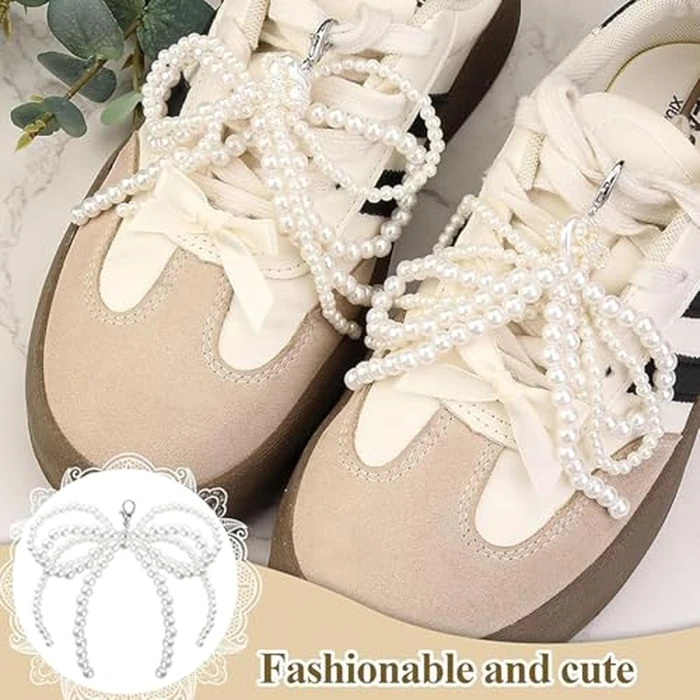 72 Pcs Sneaker Charms, Shoelace Charms For Sneakers, Pearl Rhinestone Brooches And Pins For Women, Shoe Jewelry Charms For Socks Laces Sneakers , Safety Pins Buttons For Sock Clothes Decor Accessories by TBUZ - Image 8