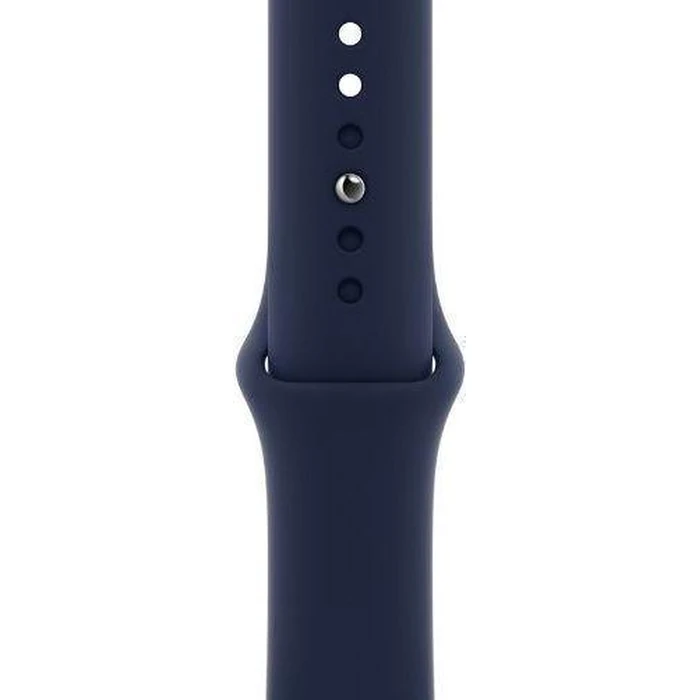 Apple Watch Series 6 (Cellular + GPS) - 32GB - 44mm - Blue Aluminum Case with Blue Rubber Sport Band by Apple - Image 2