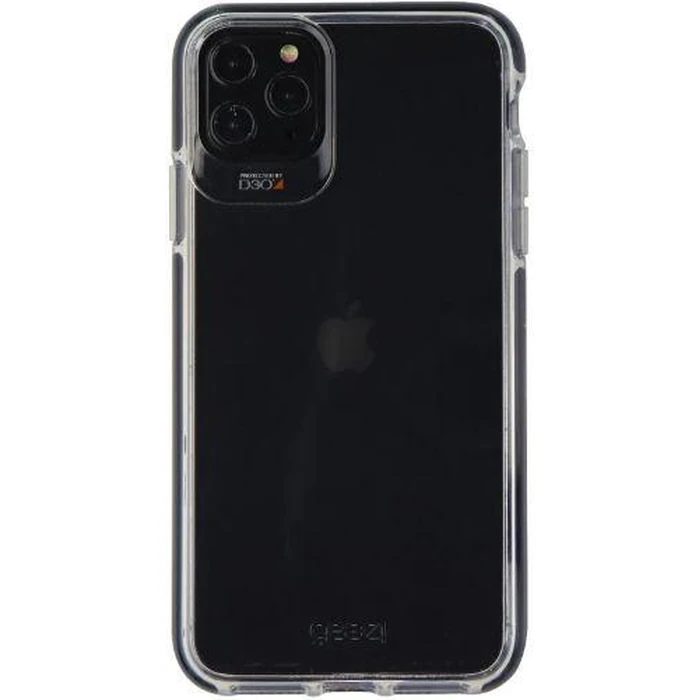 Gear4 Piccadilly Series Phone Case for iPhone 11 Pro Max - Clear/Black by Gear4 - Refurbished - Brand New condition
