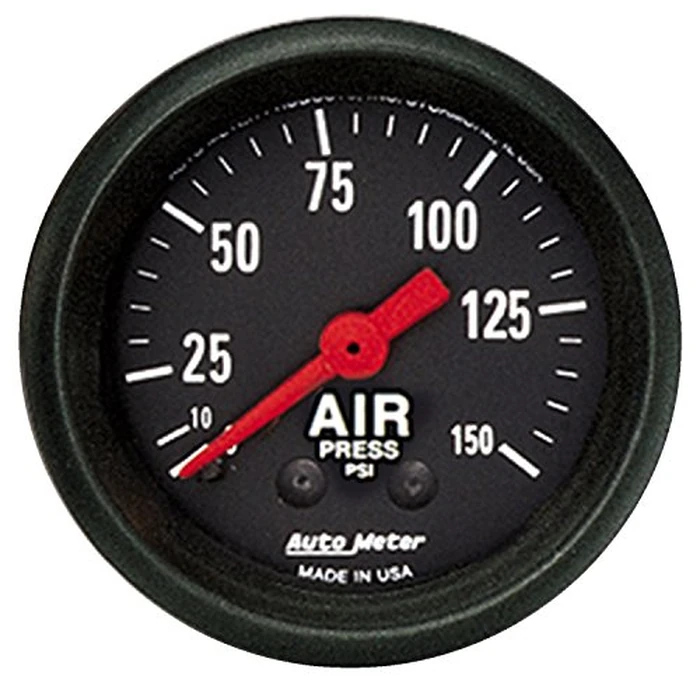 Auto Meter 2620 Z-Series 2-1/16" 0-150 PSI Mechanical Air Pressure Gauge by AUTO METER - Used - Like New condition - CA$63.76