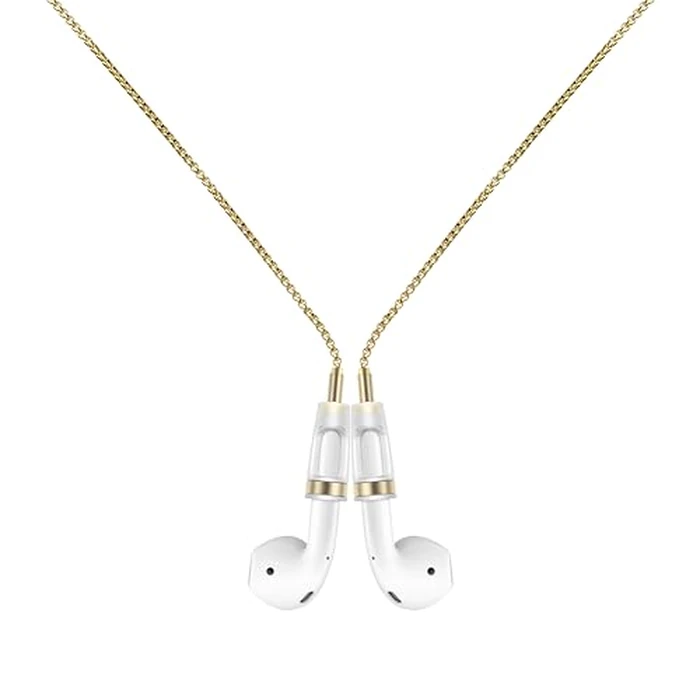 Lawonda Anti-Lost Neck Strap for Airpods, Strong Magnetic Necklace Holder String, Sports Lanyard for Headphone Compatible with AirPods 1&2 /3rd /Pro/Pro 2 O Gold by Lawonda - Used - Very Good condition - US$18.25