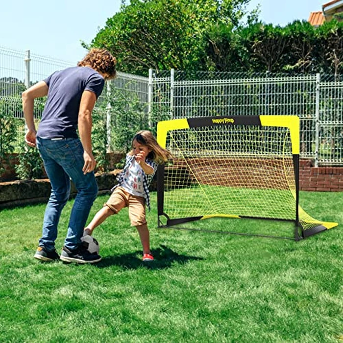 Happy Jump 7x5 FT & 5x3.6 FT Portable Soccer Goal for Youth Players Ages 6-14, Large-Frame Design Built for Long-Term Development, Easy Setup for Backyard, Park or School Training by Happy Jump - Image 2
