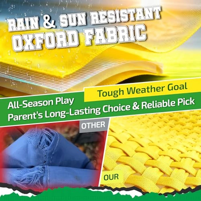 Happy Jump 7x5 FT & 5x3.6 FT Portable Soccer Goal for Youth Players Ages 6-14, Large-Frame Design Built for Long-Term Development, Easy Setup for Backyard, Park or School Training by Happy Jump - Image 8