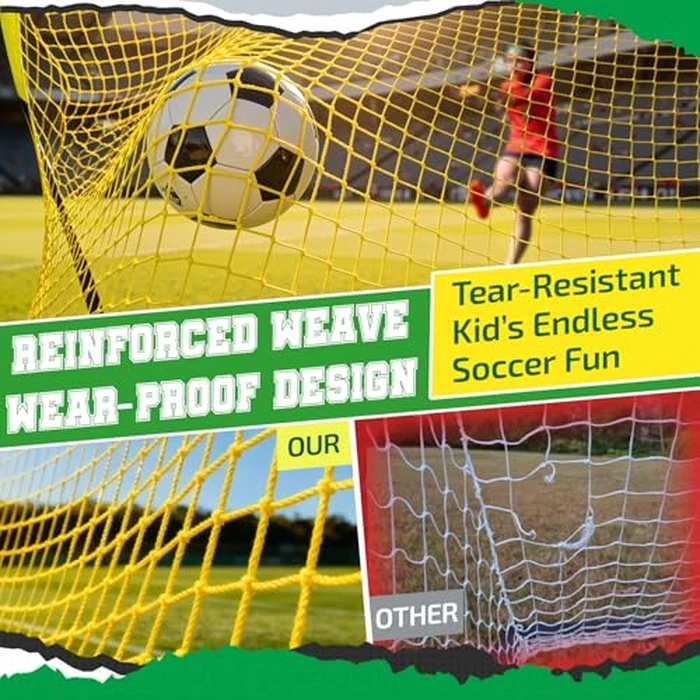 Happy Jump 7x5 FT & 5x3.6 FT Portable Soccer Goal for Youth Players Ages 6-14, Large-Frame Design Built for Long-Term Development, Easy Setup for Backyard, Park or School Training by Happy Jump - Image 9