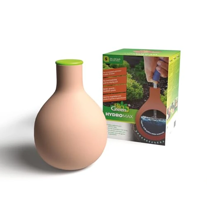 BioGreen Plant Self-Watering System Hydro MAX S | 0.3 gal | Irrigation Ø 23.6 in | Olla Made of Fired Clay | Environmentally Friendly | Terracotta Water Saver for Gardens, Vegetables & Raised Beds by Bio Green - Used - Very Good condition - US$13.50