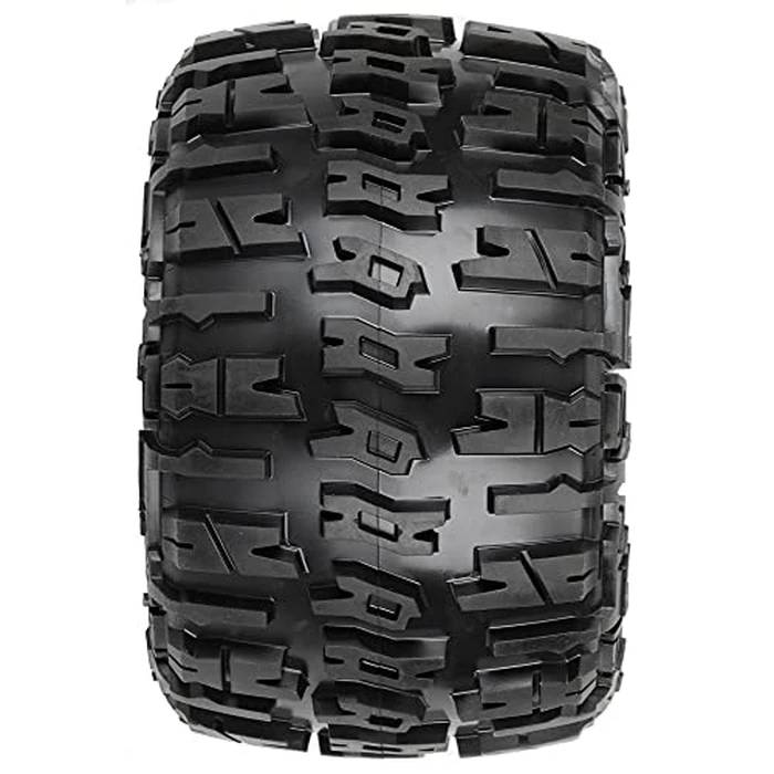 Pro-line Racing 1/8 Trencher X F/R 3.8" MT Tires Mounted 17mm Blk Raid 2 PRO118410 by Pro-Line - Image 2