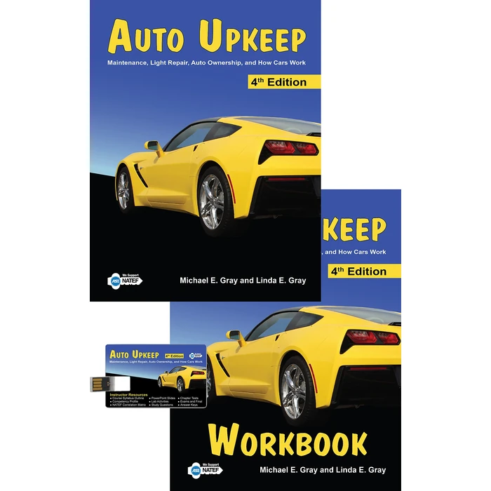 Auto Upkeep: Maintenance, Light Repair, Auto Ownership, and How Cars Work (Homeschool Curriculum Kit - Paperback Textbook, Paperback Workbook, and USB Flash Drive) by Rolling Hills Publishing - Used - Like New condition