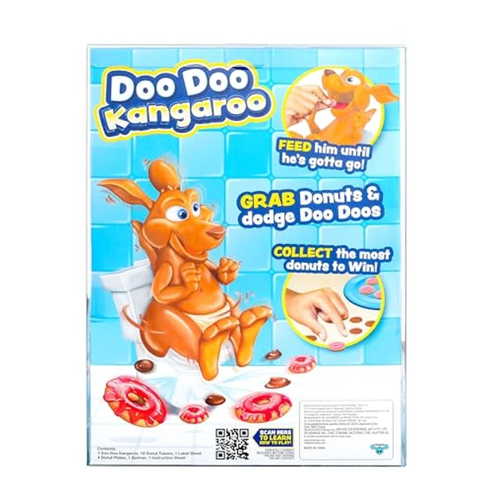 Moose Games Doo Doo Kangaroo Game. Feed Him Until He's Gotta Go! Grab The Donuts and Dodge The Doo Doos. Collect The Most Donuts to Win by Moose - Image 4