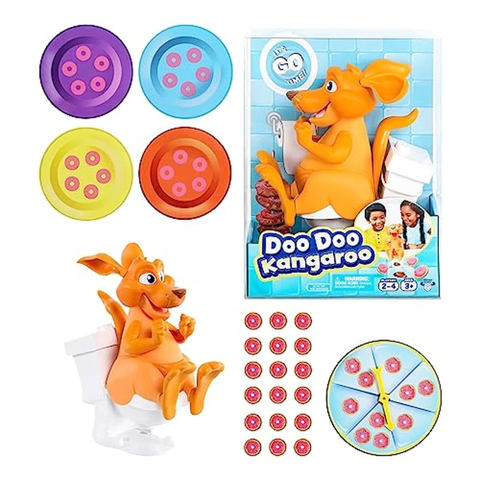 Moose Games Doo Doo Kangaroo Game. Feed Him Until He's Gotta Go! Grab The Donuts and Dodge The Doo Doos. Collect The Most Donuts to Win by Moose - Image 6