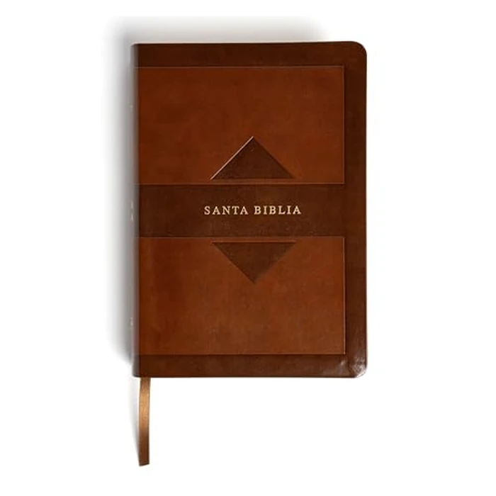 RVR 1960 Biblia letra grande tamaño manual edición tierra santa, café símil piel Mass Market: Santa Biblia (Spanish Edition) by B&H Espanol - Image 4
