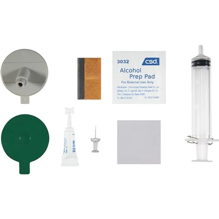 Permatex 09103 Automotive Windshield Repair Kit For Chipped And Cracked Windshields. Permanent Air-Tight Repairs, With Repair Syringe & Plunger, 9-piece Kit by Permatex - Image 2