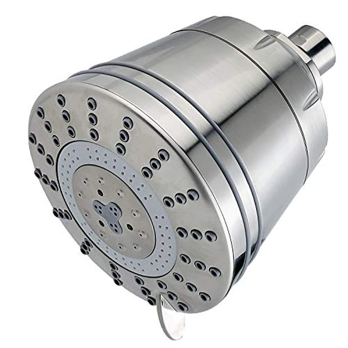 Sprite Showers Pure 7-Setting Filtered 1.75GPM Showerhead in Brushed Nickel (AE7E-BN-R) by Sprite - Used - Acceptable condition