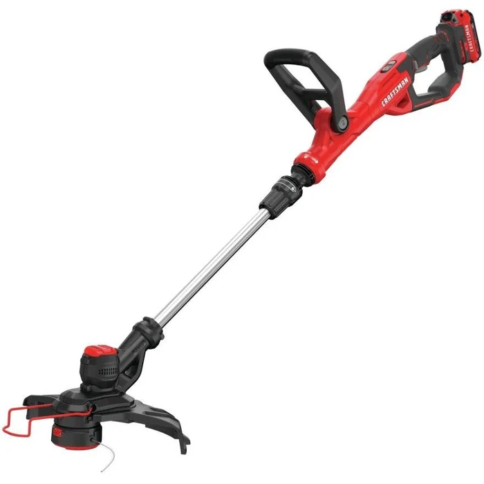 CRAFTSMAN CMCK197D1-R V20 WEEDWACKER 13 in. String Trimmer and Axial Blower Combo Kit (2.0Ah) - Red by CRAFTSMAN - Image 2