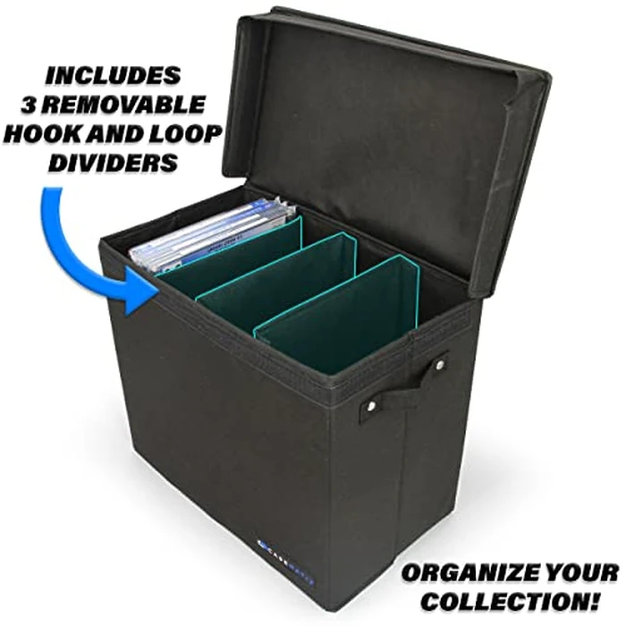 CASEMATIX Graded Comic Book Storage Case Fits up to 28 CGC Graded Comics Lightweight Comic Book Storage Bin with 3 Removable Dividers for Slabbed Comics Protective Collector Display Carry Case Box by CASEMATIX - Image 3