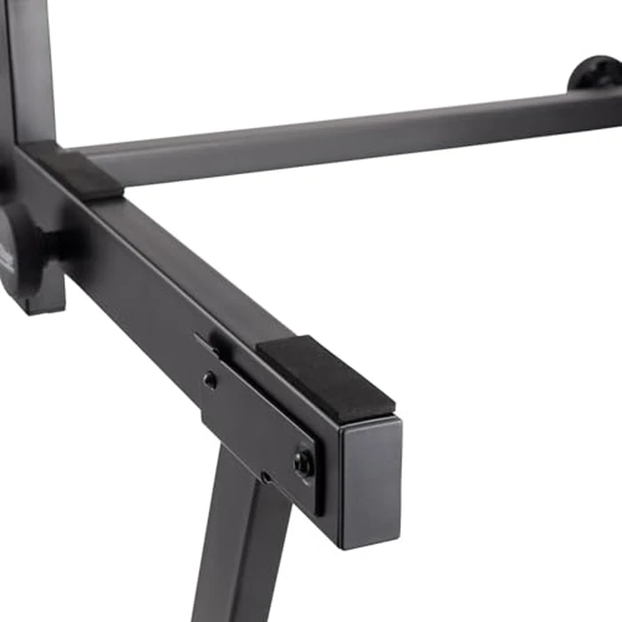 OnStage KS7365EJ Folding-Z Keyboard Stand w/ Second Tier (Heavy-Duty, Ergonomic, Digital Pianos, Synthesizers, Organs, Up to 400LBs, Double Keyboard Rig, Portable, Z-Style Frame, Black) by OnStage - Image 9
