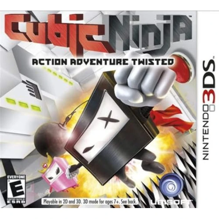 3DS Cubic Ninja - Nintendo 3DS Standard Edition by Ubisoft - Used - Acceptable condition