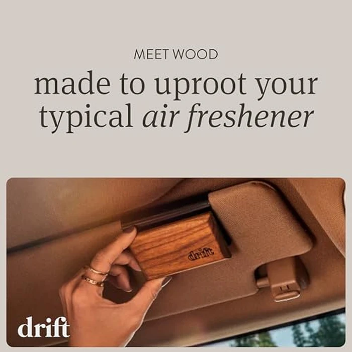 Drift Car Air Freshener - Wood Air Freshener - Car Odor Eliminator - Teak Scent Starter Kit by drift - Image 2