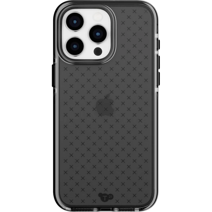 Tech21 EvoCheck Series Phone Case for iPhone 15 Pro Max - Smokey Black by Tech21 - Refurbished - Good condition - US$8.28