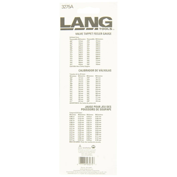 A & E Hand Tools 3275A Gauge Feeler Set by Kastar - Image 2