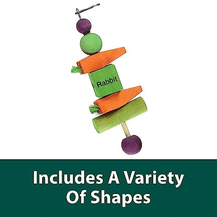 Kaytee Perfect Chews Hanging Wood Chew Toy for Pet Rabbits and Other Small Animals by Kaytee - Image 4