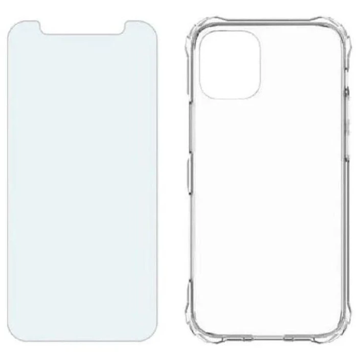 Verizon Clear Phone Case & Blue Light Screen Protector for iPhone 12 mini - Clear by Verizon - Refurbished - Acceptable condition - US$15.98