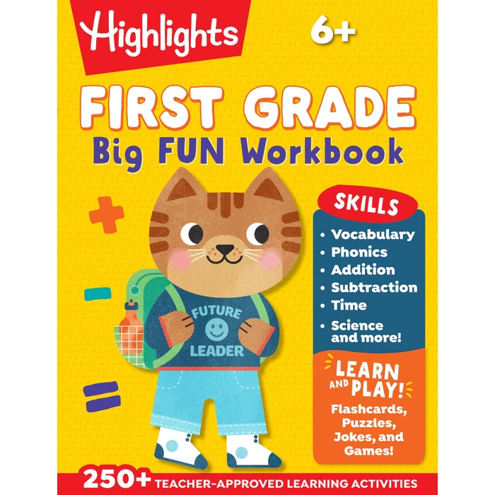 First Grade Big Fun Workbook by Highlights Learning - Used - Good condition