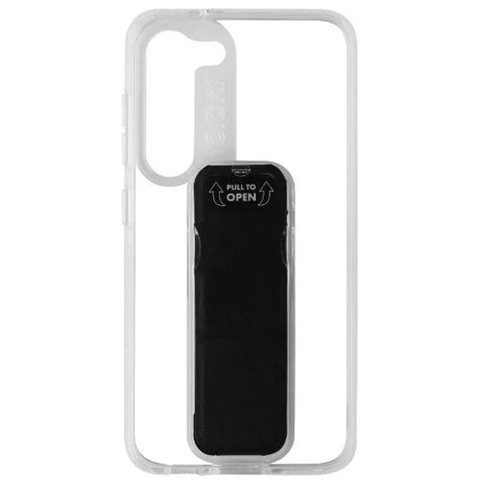 CLCKR Stand & Grip Series Phone Case for Galaxy S23 - Clear/Black by CLCKR - Image 1