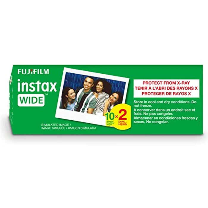 Fujifilm Instax Wide Film, White Twin Pack (20 Exposures by Fujifilm - Image 2