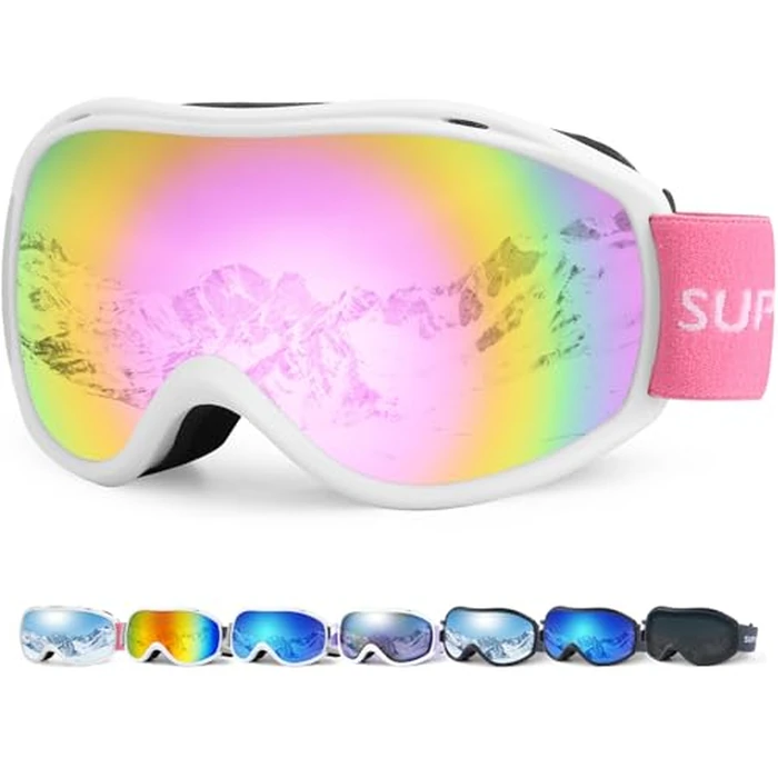 Supertrip Ski Goggles Men Women Anti-Fog Snow Goggles UV Protection Snowboard Goggles for Adult Youth by Supertrip - Used - Good condition - CA$22.80