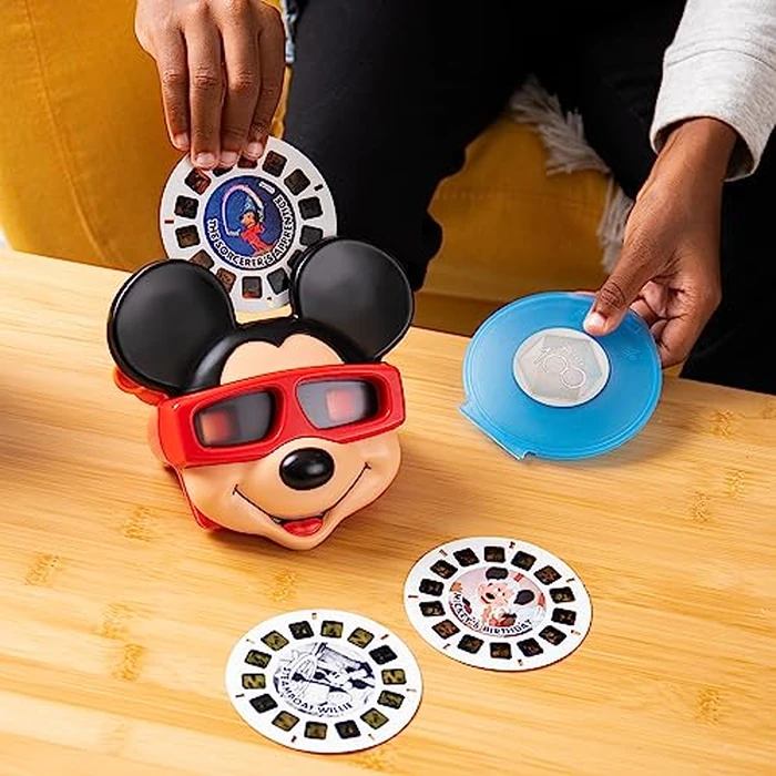 View-Master Mickey Mouse Deluxe Set, Disney 100 Edition - STEM, Retro, Fun Learning Toy for Kids and Adults, Toddlers, Ages 3+ by View Master - Image 2