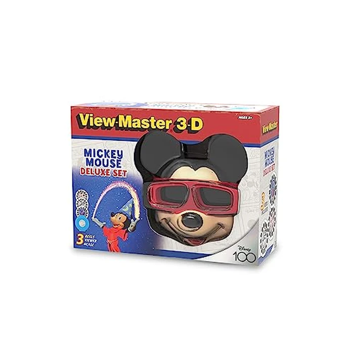 View-Master Mickey Mouse Deluxe Set, Disney 100 Edition - STEM, Retro, Fun Learning Toy for Kids and Adults, Toddlers, Ages 3+ by View Master - Image 5