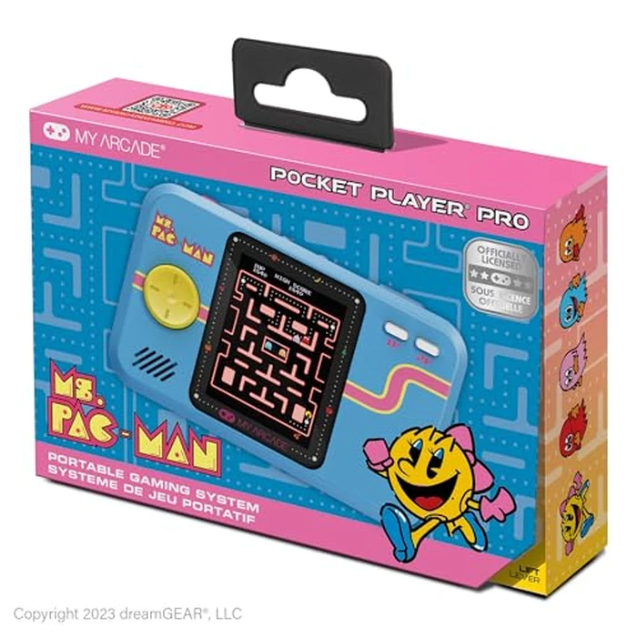 My Arcade Ms. Pac-Man Pocket Player Pro: Portable Video Game, 2.75" Color Display, Ergonomic Design by MY ARCADE - Used - Like New condition - CA$26.94