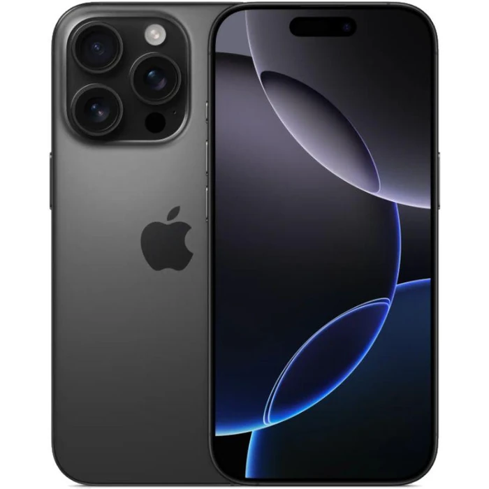 iPhone 16 Pro - 512GB - eSIM - Black Titanium - Unlocked by Apple - Refurbished - Acceptable condition - US$737.98