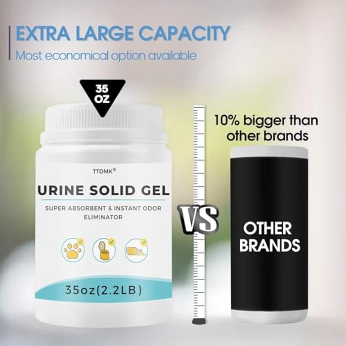 TTDMK 35.2 OZ Camping Toilet Chemicals with Spoon, Toilet Gel Pow for Portable Toilet, Super Absorbent Urine Absorber Eco Gel Sodium Polyacrylate, Deodorizer for Pet Loo, Emergency Toilet Bio Gel by TTDMK - Image 7