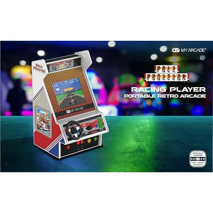 My Arcade Pole Position Racing Player: Portable Game for Kids and Adults with Real Racing Controls by MY ARCADE - Image 3