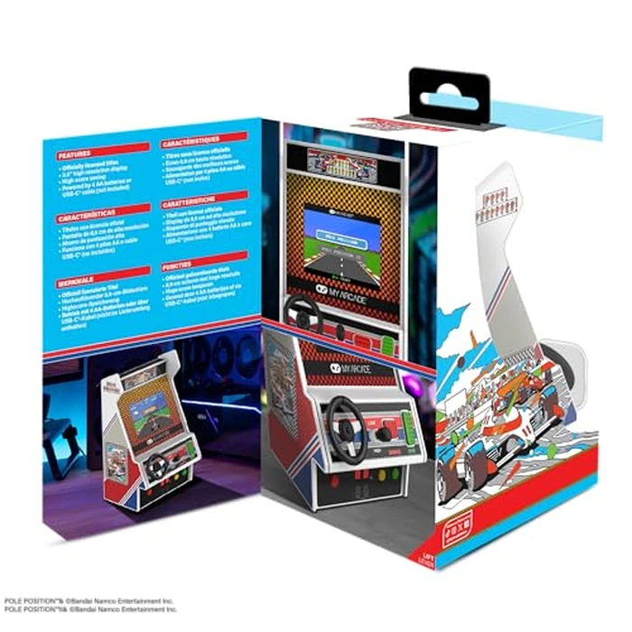 My Arcade Pole Position Racing Player: Portable Game for Kids and Adults with Real Racing Controls by MY ARCADE - Image 6