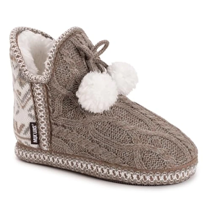 MUK LUKS Women's Amira Slipper, Brown, S by MUK LUKS - Used - Very Good condition - US$17.81