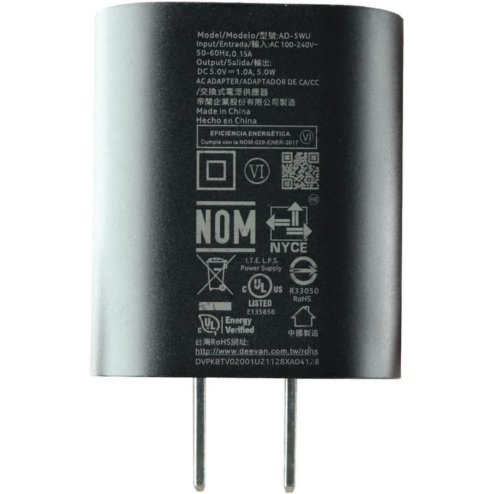 Nokia Single USB Wall Charger AC Adapter (AD-5WU) - Black by Nokia - Refurbished - Brand New condition