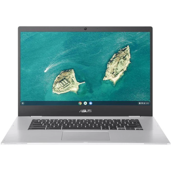 Asus Chromebook CX1500 Laptop 15.6" - Transparent Silver - Intel Celeron N3350 1.1GHz - 4GB RAM - 64GB by Asus - Image 1