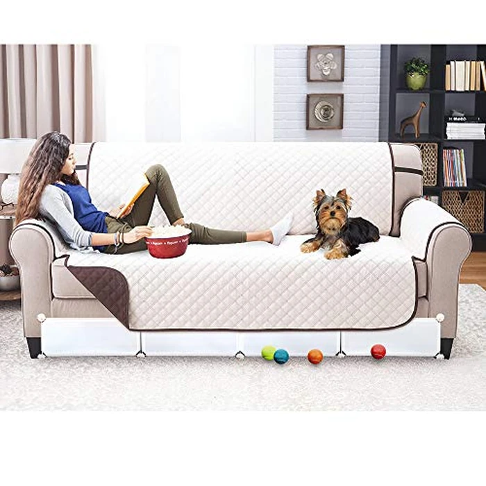 QIYIHOME Under Bed Blocker for Pets, Gap Bumper for Under Bed, Stop Things Going Under Bed or Sofa Couch, Toys Blocker for Cats Dogs, Easy to Install, Total 7" Height 90" Length, White by QIYIHOME - Image 6