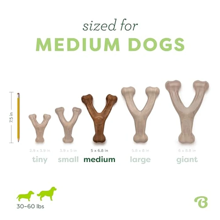 Benebone Wishbone Durable Dog Chew Toy for Aggressive Chewers, Real Bacon, Made in USA, Medium by Benebone - Image 4