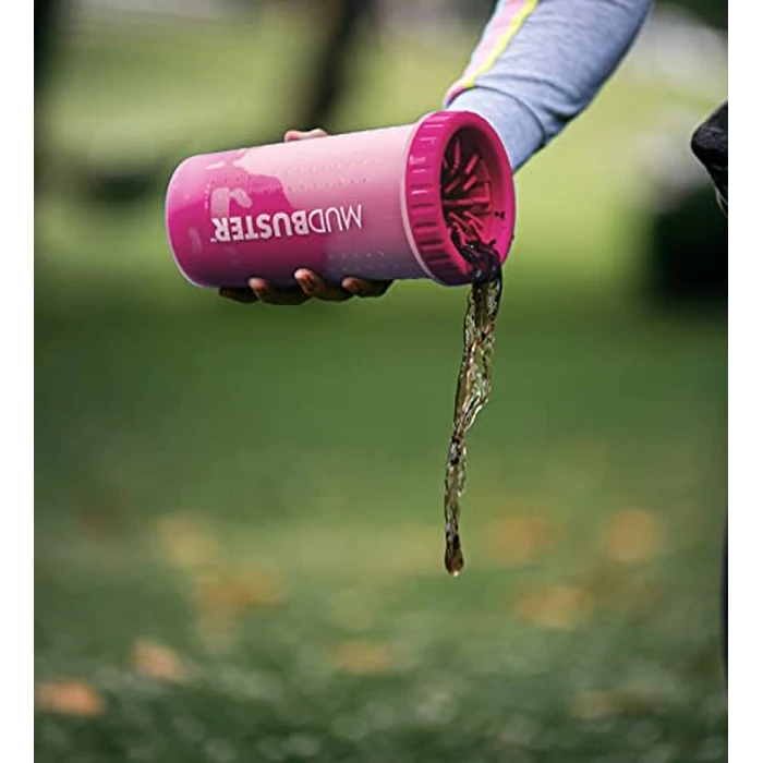 Dexas MudBuster Portable Dog Paw Cleaner, Pink Large Pet Supplies and Accessories by Dexas - Image 2